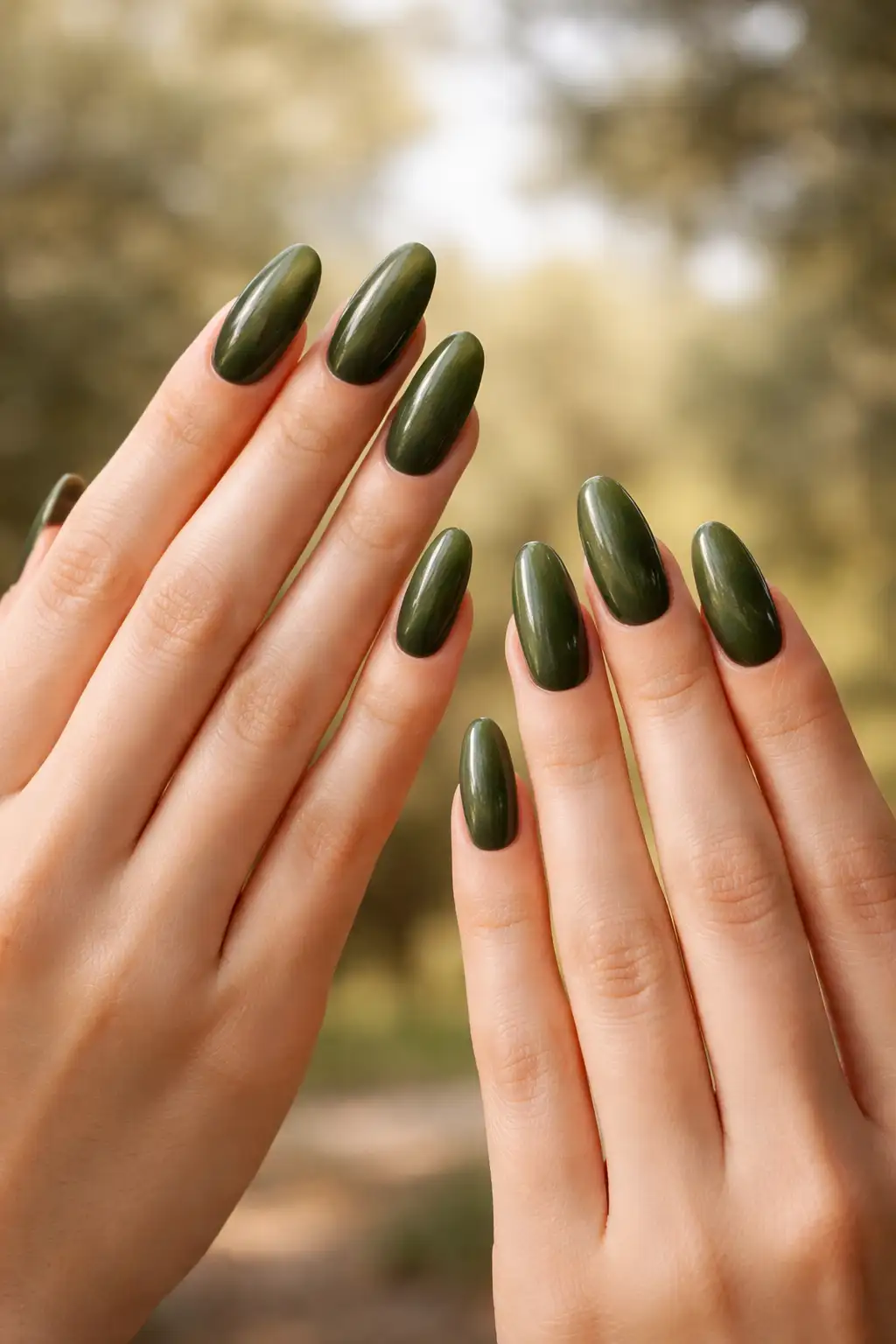 Olive Velvet Green