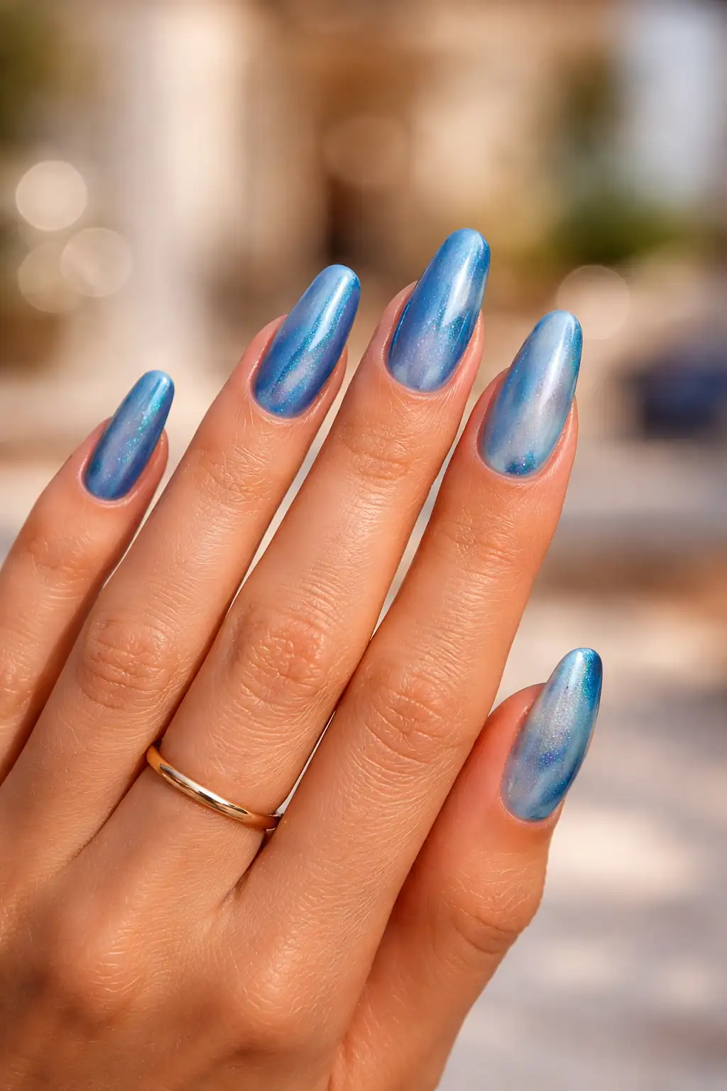 Sahara Blue Velvet