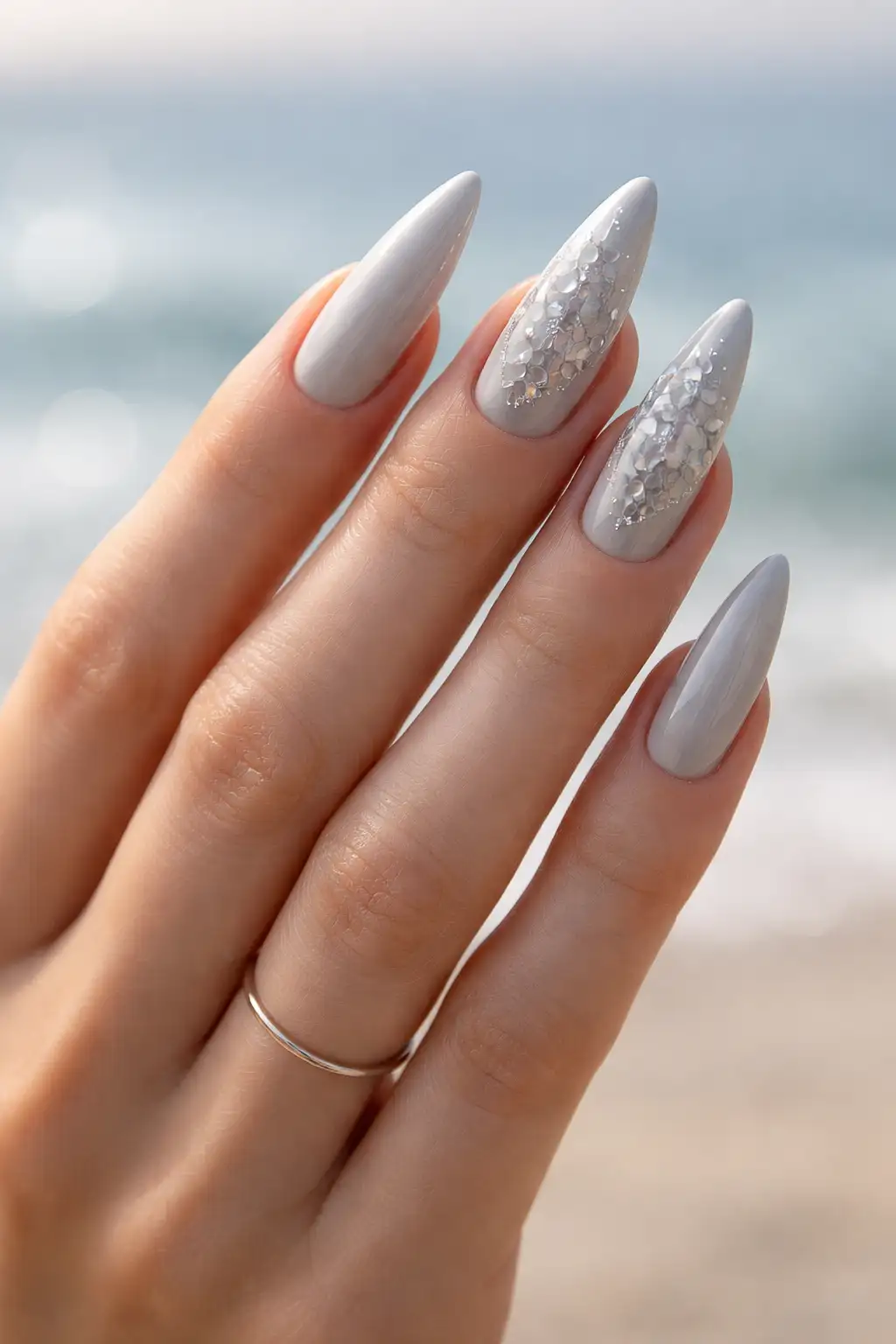 Sea Mist Stilettos