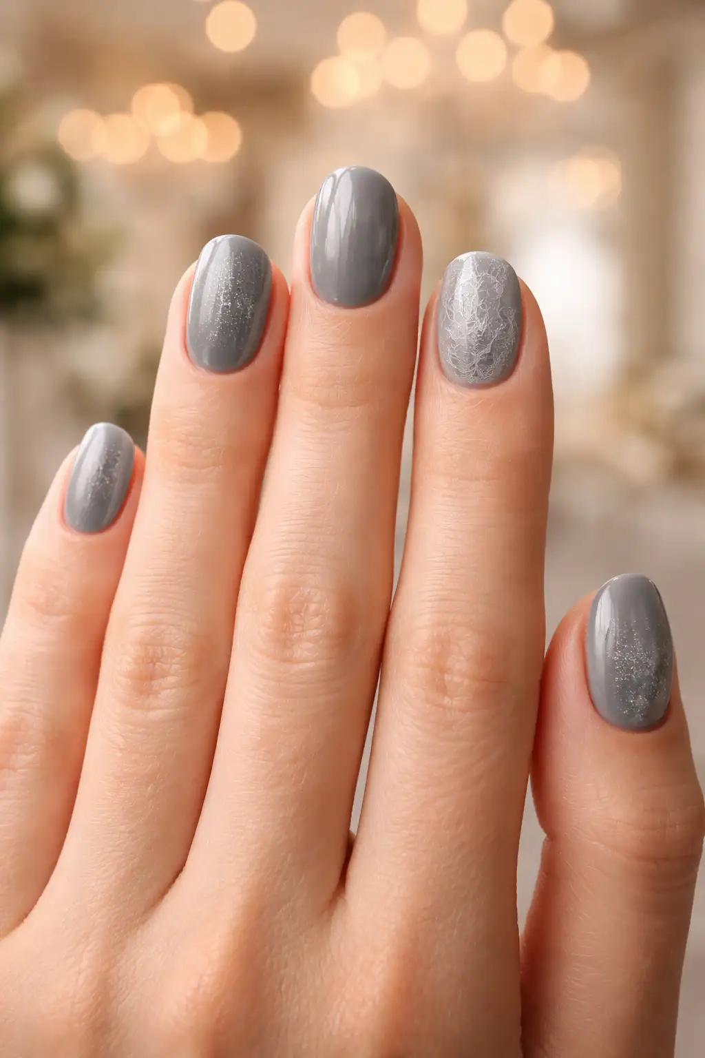 Pearl Grey Veil