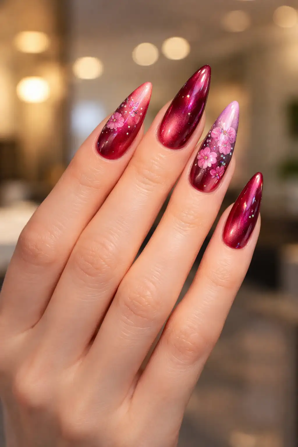 Neon Hanami Red