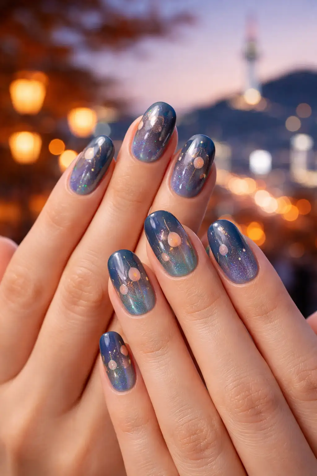 Lantern Blue Glow