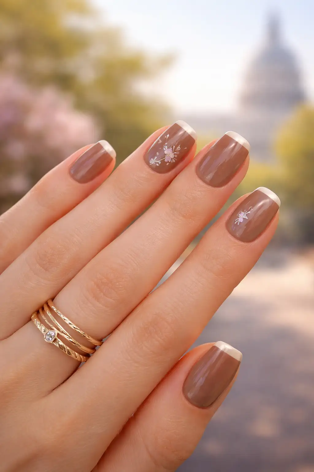 Spring Mocha Halo